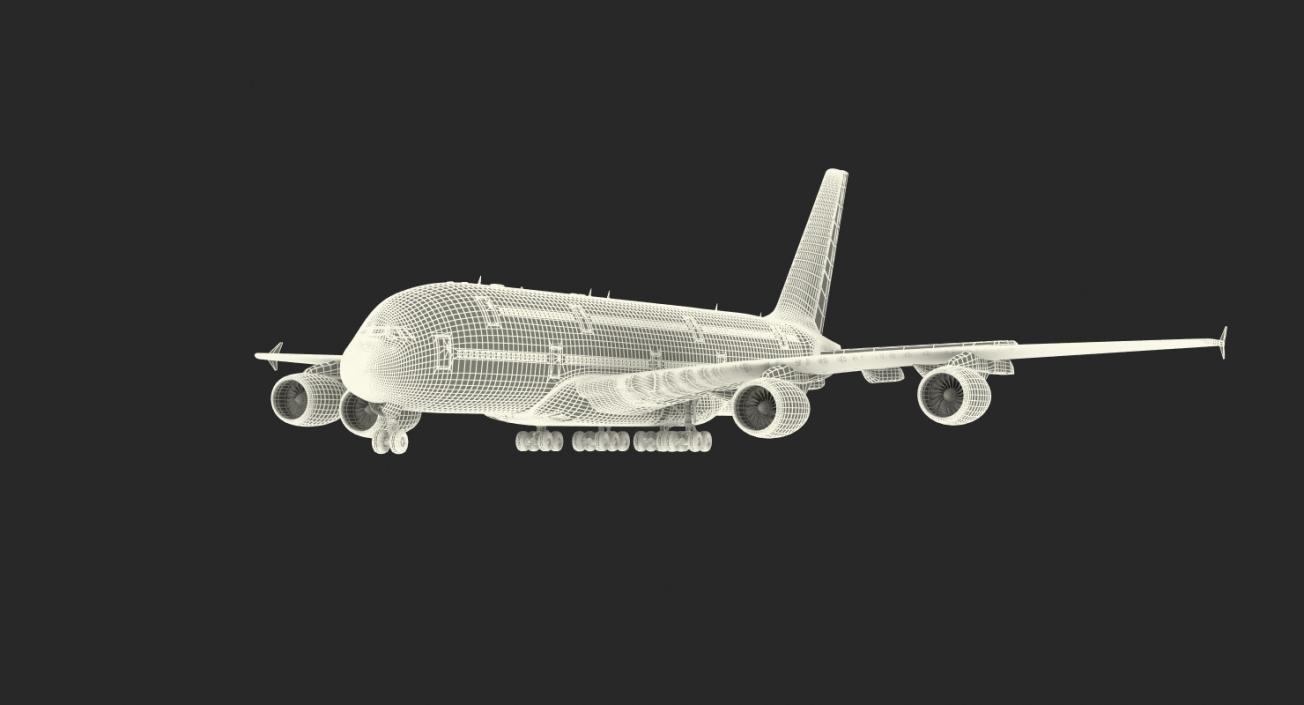 Airbus A380-1000 Air France 3D